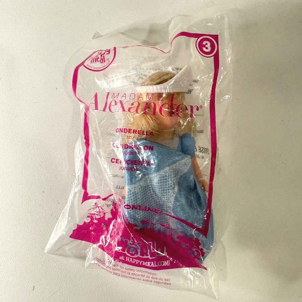Madame Alexander Cinderella McDonald's Happy Meal Toy 2010 Sealed Doll #3